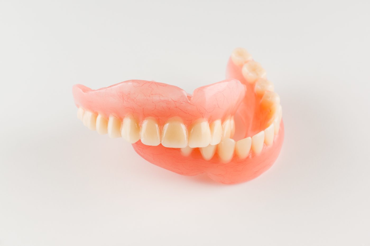 Full upper and lower dentures